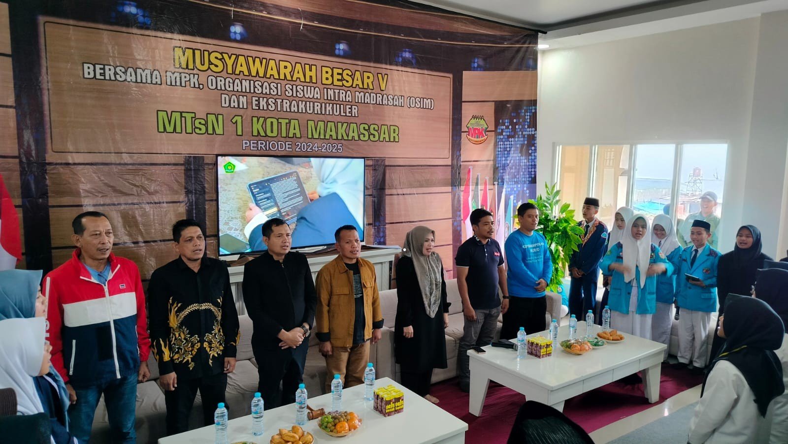 Jelang Akhir Periode, OSIM dan MPK MTsN 1 Makassar Gelar MUBES 2024