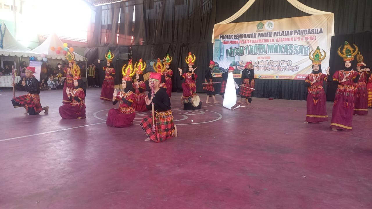 MTsN 1 Kota Makassar Menyelenggarakan Kegiatan P5 dan PPRA (Projek Penguatan Profil Pelajar Pancasila dan Profil Pelajar Rahmatan lil Alamin) Tahun 2024