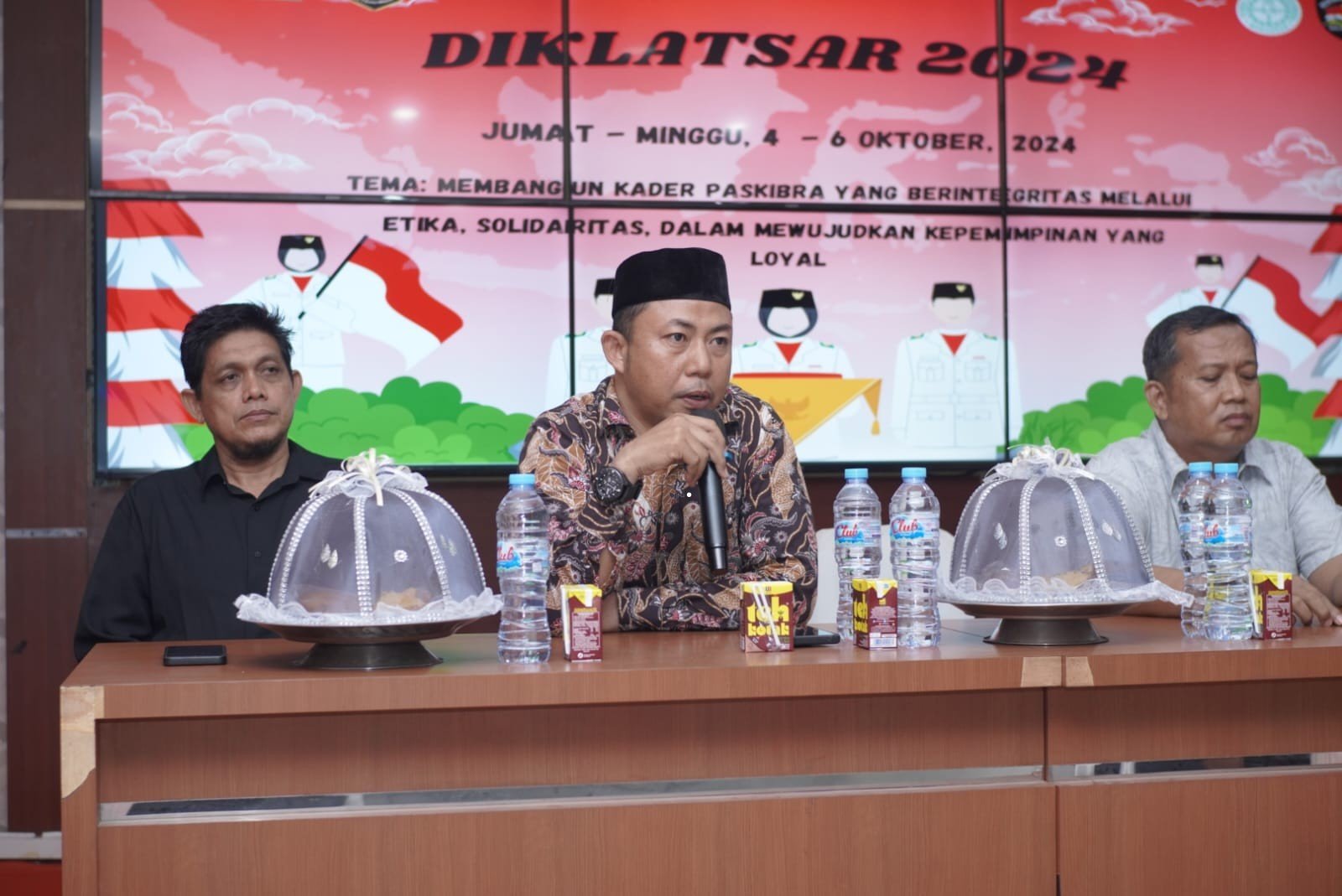 Pembukaan Diklatsar Paskibra MTsN 1 Makassar Unit 801 Tahun 2024