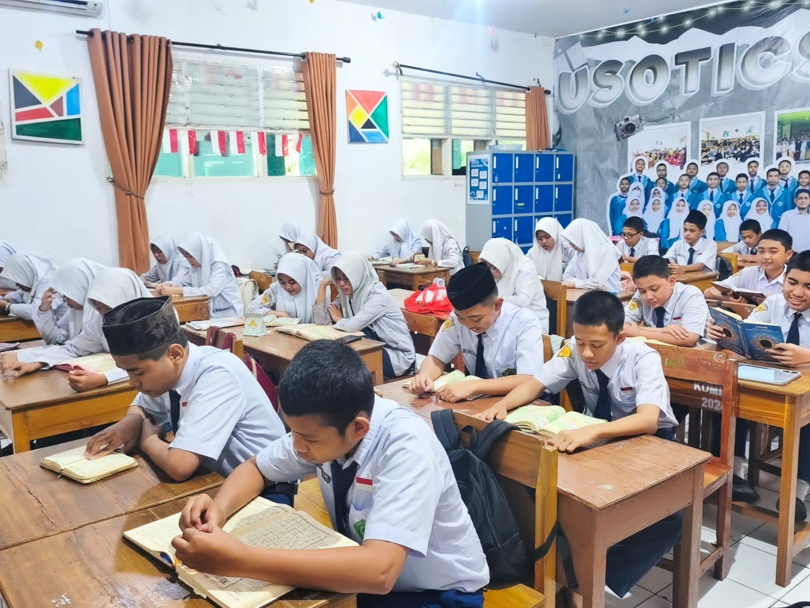 Ramadan Penuh Berkah di MTsN 1 Kota Makassar, Tadarus 1 Juz Sehari hingga Gerakan ZIS untuk Sesama